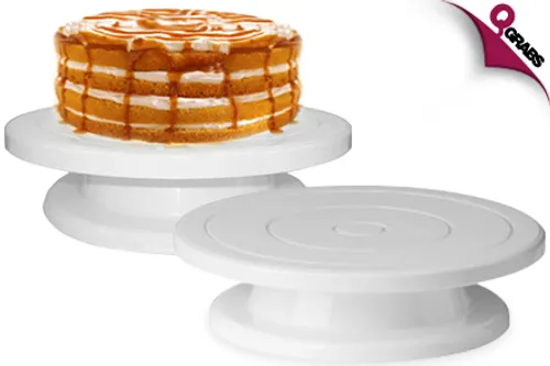 From QR39, Bake & Present with a Cake Decorating Turntable Display Stand! (Up to QR158 Value)